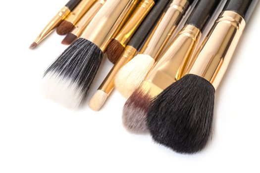 Makeup Brush Set, on white background