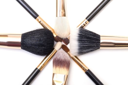 Makeup Brush Set, on white background