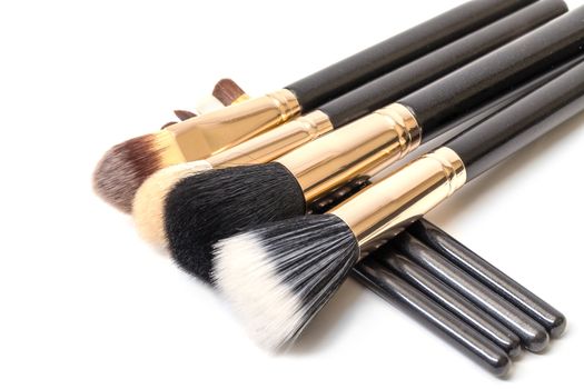 Makeup Brush Set, on white background