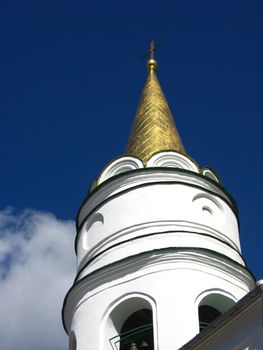 The image of Spaso-Preobrazhensky cathedral in Chernigov