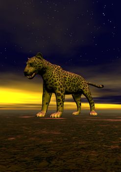 panther and sky yellow