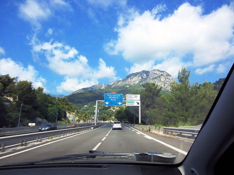 Road to Monte Carlo in Monaco