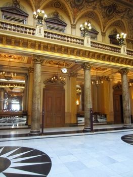 Interior of Casino in Monte Carlo