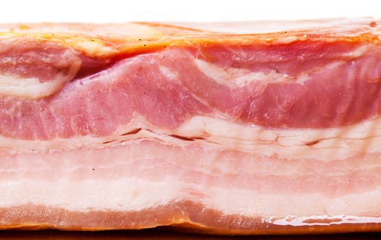 Boiled-Smoked Bacon, closeup