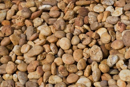 Red pebble stones texture