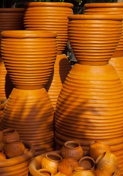 Clay pottery, made ​​by a group of artisans in Jogjakarta