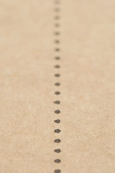 Dots on the Cardboard