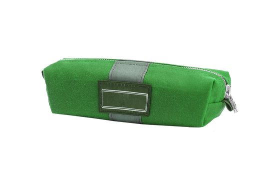 Small green bag isolated on white