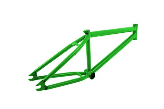 Bicycle frame isolated on white
