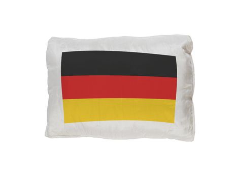 German flag pillow isolated