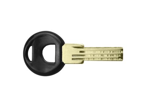 Car key isolated on white