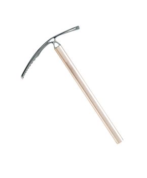 Ice axe isolated on white background