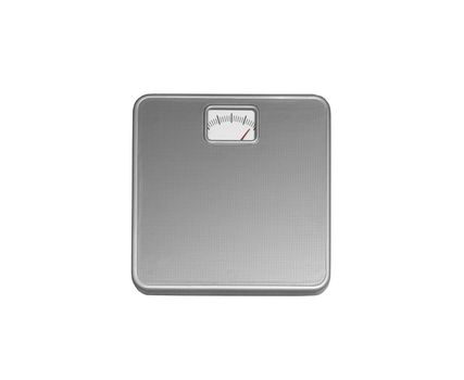 Weight control by floor scale