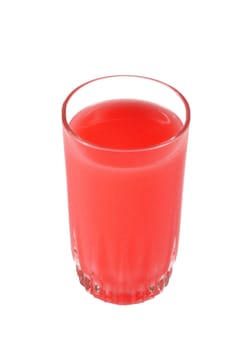 Grapefruit juice isolated on white