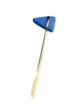 Knee-jerk hammer with a white background
