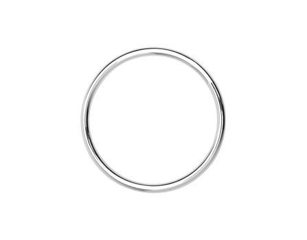Metal hoop isolated on white