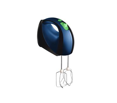 blue electric mixer Isolated on white background