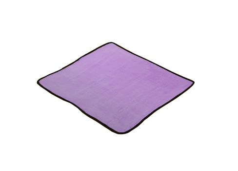 purple napkin isolated on white background