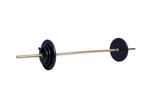 Gym weight isolated on white
