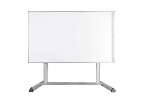 Whiteboard isolated on white