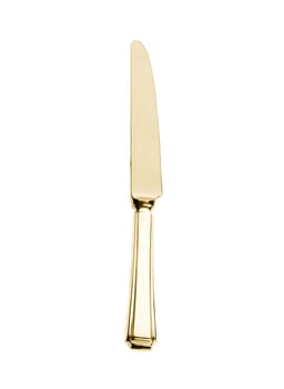 Table knife isolated on white