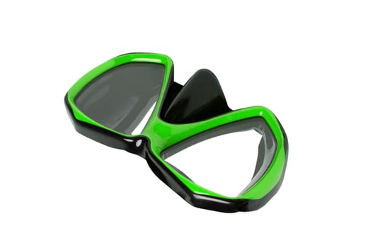 Mask for Diving isolated