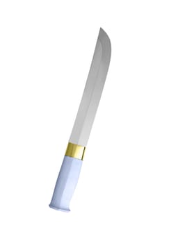 Knife on a white background