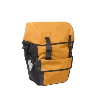 Orange bag isolated on white