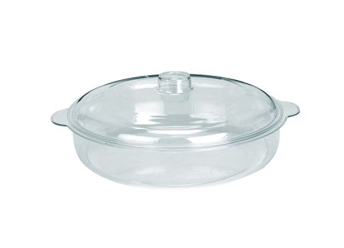 Glassy Bowl isolated on white background