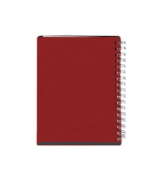Spiral binder. Note pad with white