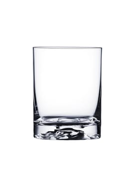Empty glass for whiskey