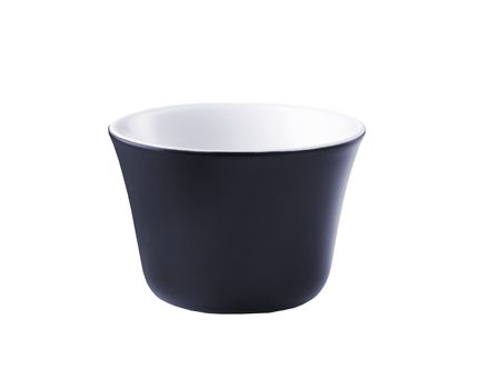 Dark blue pot isolated on white