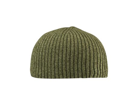 Dark green hat isolated on white