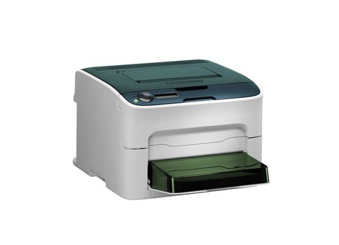 All in one printer scaner isolated on white