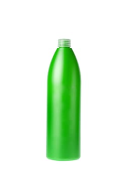 Green plastic bottle