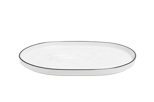 Big dish isolated