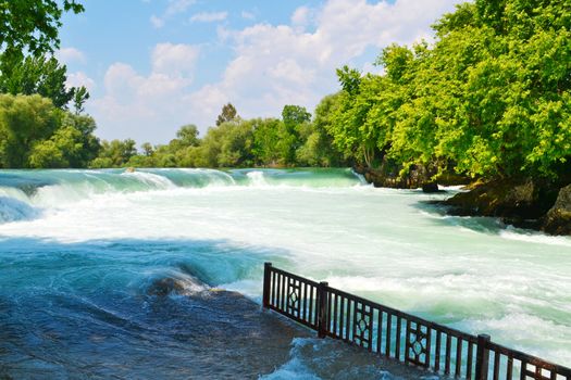 Spring waterfall in Turkey
