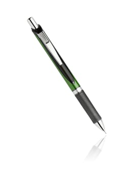 business fountain pen isolated on white background