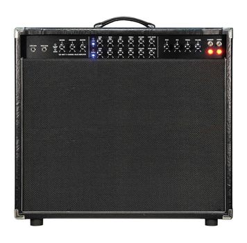 Guitar amplifier isolated on white.