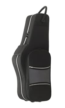 Guitar case isolated on the white background