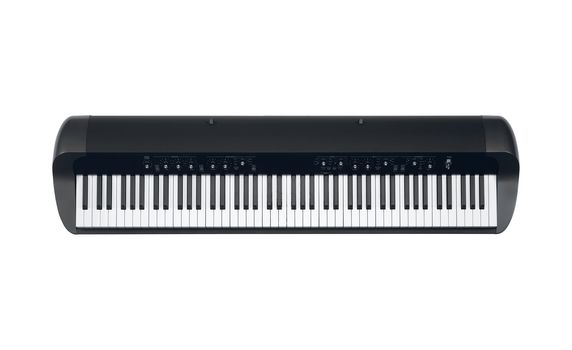 Synthesizer isolated on white background