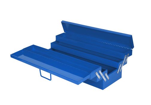 blue tool box