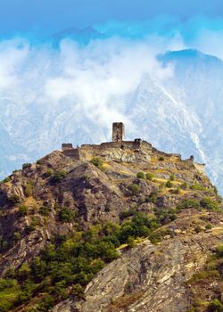 castle in Aosta