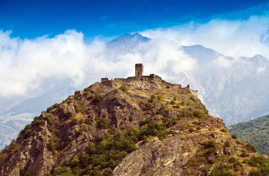 castle in Aosta