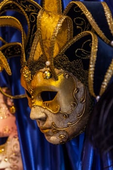 Closeup image of a nice Venetian mask.