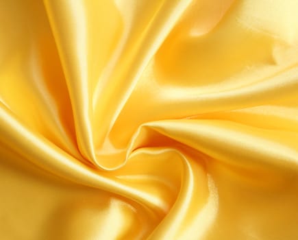 Smooth elegant golden silk can use as background 