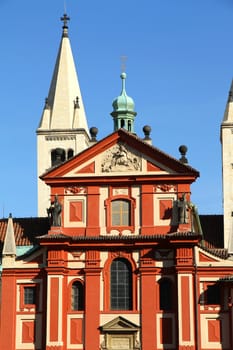 Historic building in Prague, Czech republic. 