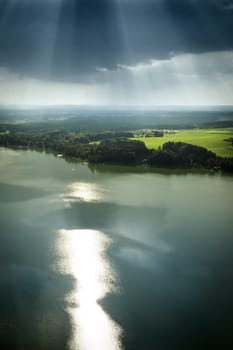 An image of a panoramic aerial view Bavaria