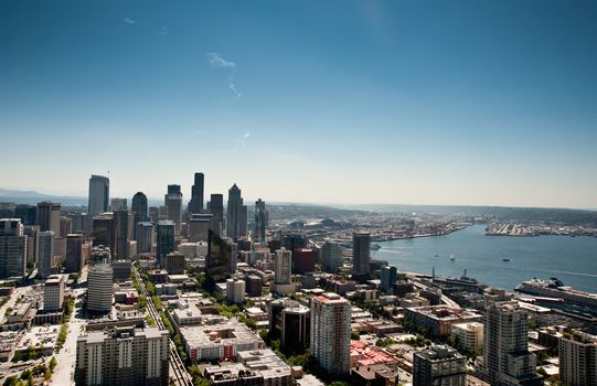 View of Seattle from the Space Needle