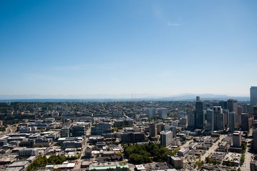 View of Seattle from the Space Needle